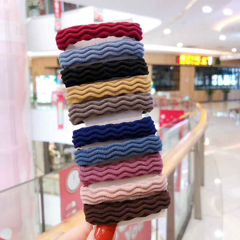 

Women Girls Simple Basic Elastic Hair Bands Ties Scrunchies Fashion Headband Soft Hair Accessories Daily Wear