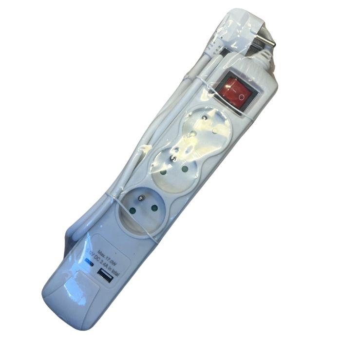 Prodlužovací kabel 10m – 3500W 220-240V | Bílý Interiérový