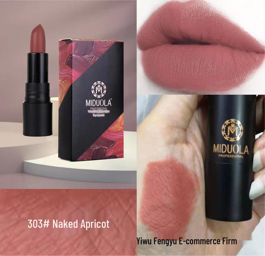 Midorla Velvet Matte Lipstick Set: Long-Lasting, Non-Fade, Moisturizing, Non-Stick Formula.