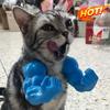 Cat Muscle Arms 3D Printed Cat Neck Arms with Muscles Superhero Cosplay for Party Halloween Birthday Costume Accessories