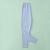 Children's Striped Brushed Warm Pajama Leggings for Autumn and Winter
