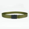 Men's No-Hole Canvas Belt with Automatic Buckle - Versatile Casual Jeans Nylon Leather Belt