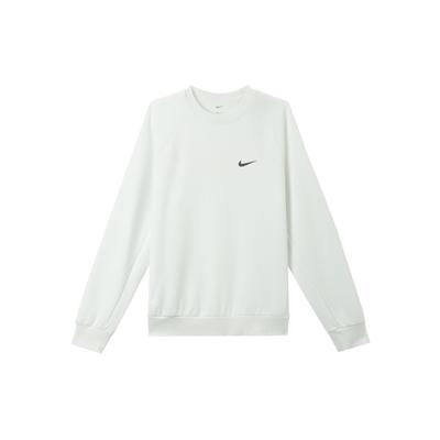 Nike Dri-Fit Logolu Kazak Bisiklet Yaka Erkek Sweatshirt Beyaz HV8215121