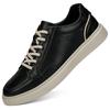 New Breathable Mens Shoes Fashion Hollow Out Walking Sneakers Comfy Outdoor Italian Genuine Leather Casual Shoes Skateboard Shoe