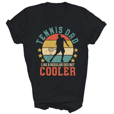Tennis Dad Vintage Tennisspieler Vatertag Unisex Shirt Geschenk