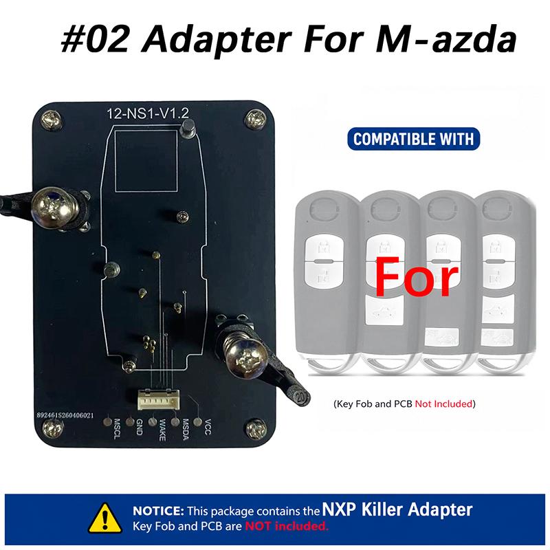 CNP259 Super NXP Killer Device Adaptér bez čipu Univerzální dálkové ovládání 49 čipů 434 MHz Pro Mazda 3 6 CX3 CX5 CX9 2014-