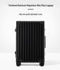 Aluminum-Magnesium Alloy Trolley Case - All-Metal Universal Wheel Luggage for Men and Women Business Carry-On