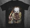 Hello! Creepy Clown Shirt By Stephen King Psycho Horror T Shirt Clothing Graphic Short Sleeve Shirt Unisex Men Women All-Season