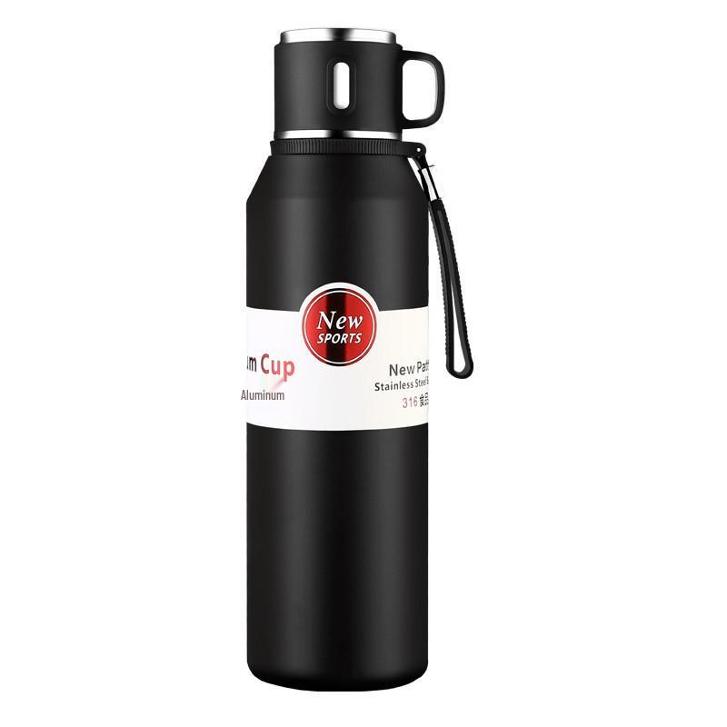316 Stainless Steel Large-Capacity Insulated Travel Mug for Tea with Separation Feature