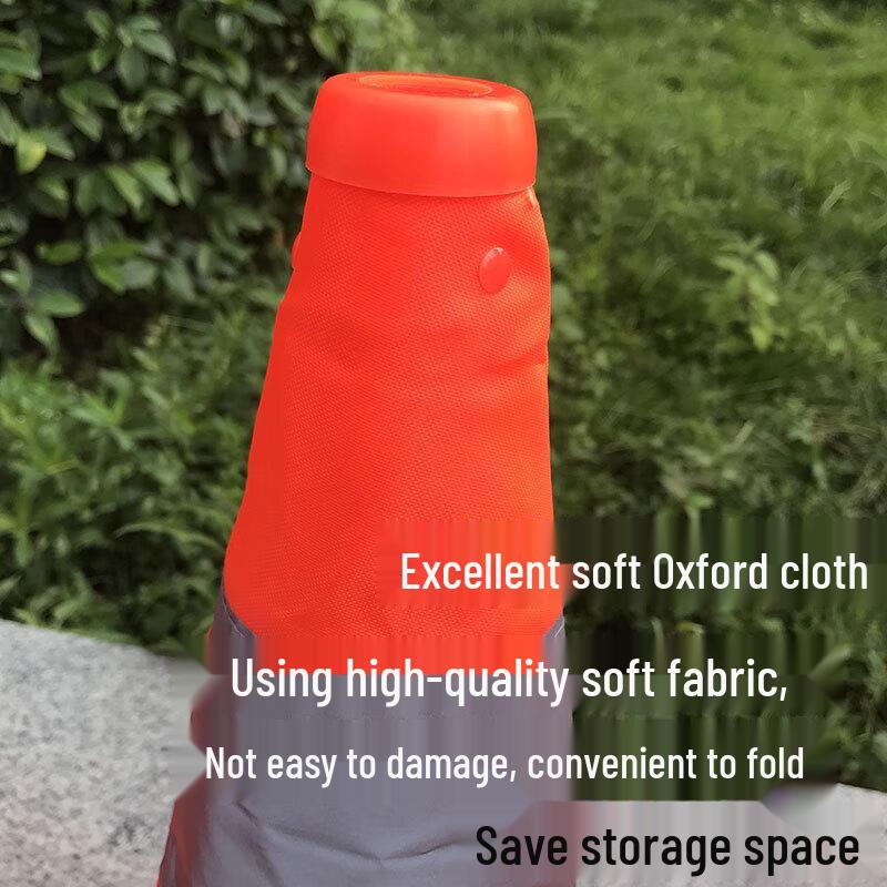 Faltbarer, einziehbarer, reflektierender Verkehrssicherheitskegel