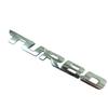 Turbocharged Labeling Car Logo 3D Stereoscopic Labeling Zinc Alloy Material Automotive Exterior Accessories
