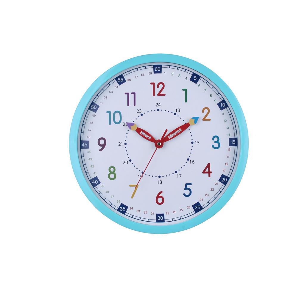 Early Education Enlightenment Learning Wall Clock Living Room Kindergarten Wall Hanging New Clock Children's Room Silent Clock