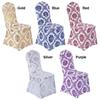 Removable Decorative Slipcovers Bronzing Gold Elastic Chair Cover Decor Chair Covers  Wedding