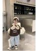 Korean Style Kids' Round Neck Sweater – 2025 Autumn/Winter Knit Pullover for Boys