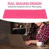 Clavier en Silicone Pliable 108 Touches Étanche Conception Entièrement Scellée Clavier Pliable pour la Frappe