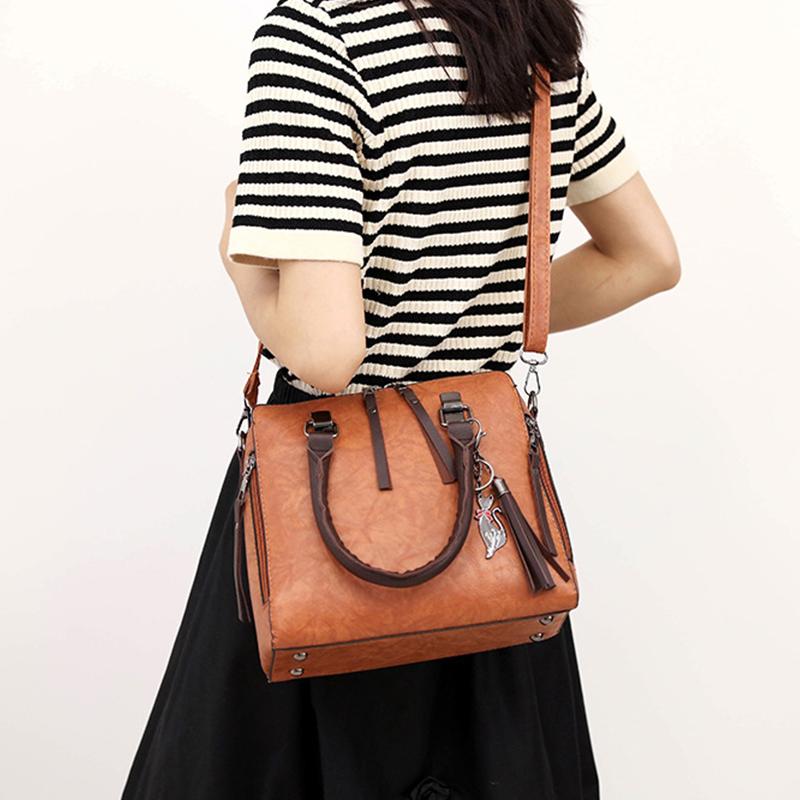 Yogodlns Luxury Brand 4 Psc/set Women's Handbags Large Capacity Crossbody Bag Ladies PU Leather Tote Fashion Shoulder Bags