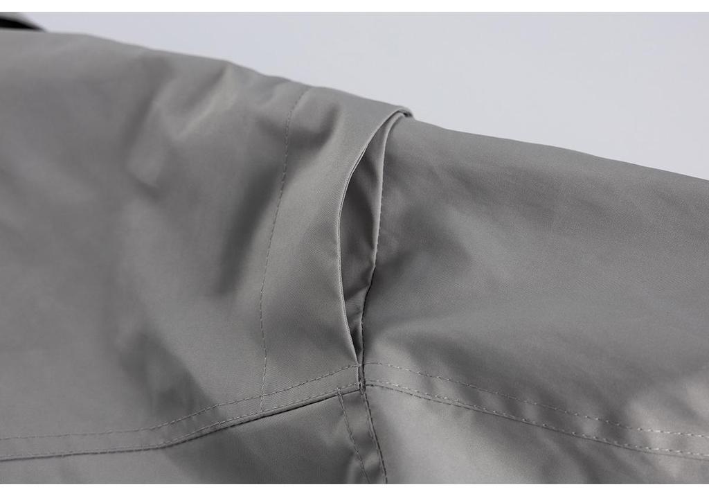 QIYOU 2025 Autumn Retro Detroit Lapel Loose Jacket for Men & Women