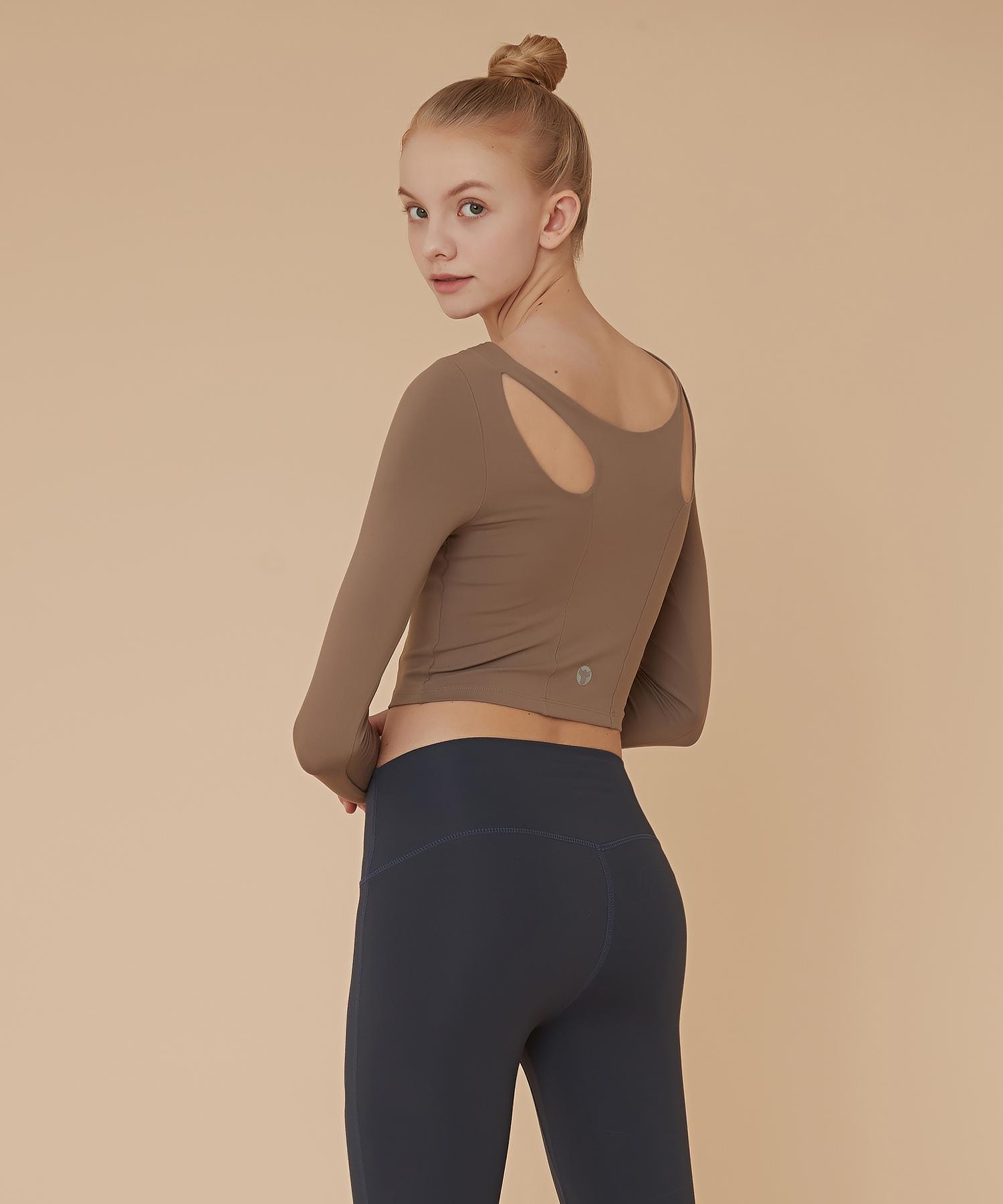 Reina Mora Сложный рукав Серо-бежевый Khaki Beige/[L-66.5-77] T409 (Pads Included)