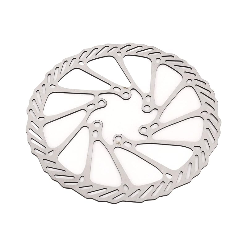 Bicycle Disc Brake Rotors (2pcs) for Road Bikes and Mountain Bikes. Lightweight, High-Speed Heat Dissipation Steel, High Hardness, 12 Bolts, Hollow