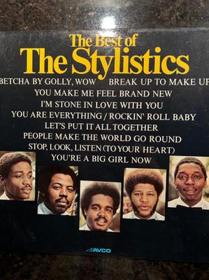 LP Skiva STYLISTICS - The Best Of The Stylistics 9109003 Avco 1974 Frankrike Soul/Funk Begagnad