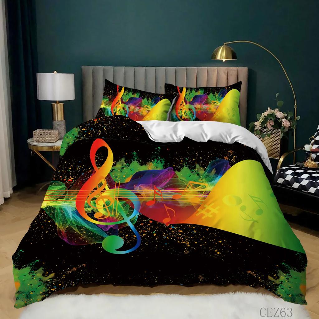 Rainbow Pride Bettwäscheset Regenbogenflaggen Bettbezugset Regenbogenstreifen-Design 3 Teile Weiche Mikrofaser-Bettwäsche Queen King Size