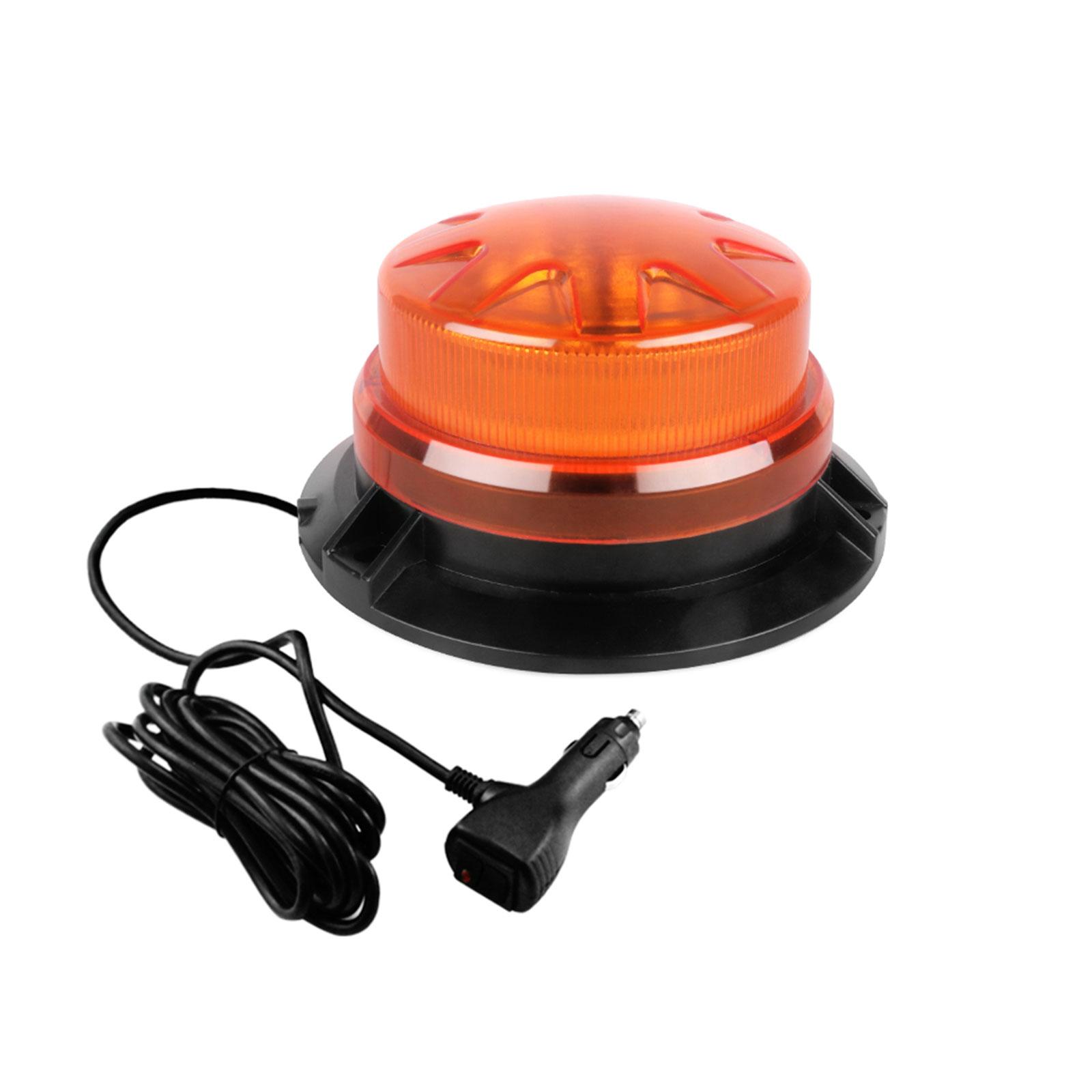 

Красный синий проблесковый маячок на крышу 12 Вт светодиодный аварийный мигающий фонарь магнитный 9-30 В тракторный проблесковый маячок жёлтый