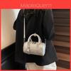 Solid Colorbag Women Summer Pu Casual Crossbody Bag With Zipper Closure For Daily Use