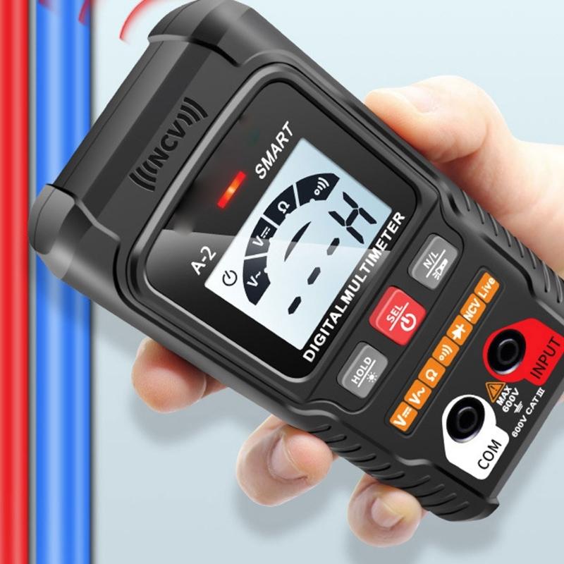 Fortschrittliches digitales Multimeter mit automatischem Moduswechsel Helles Display Datenspeicherfunktion für elektrische Beurteilung