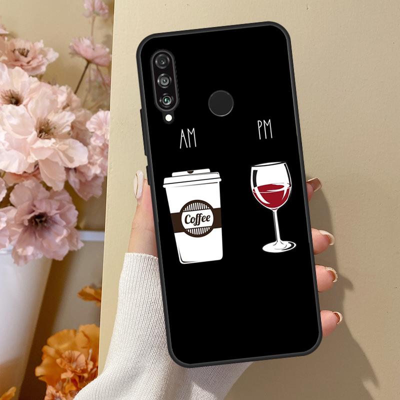 

Coffee Wine Cup For Huawei Nova 12i 8i 11i 12s 9 10 SE Y60 Y70 Y90 Y72 Y73 Y61 Y91 P60 Pro P30 P40 Lite Case Huawei Nova Y72