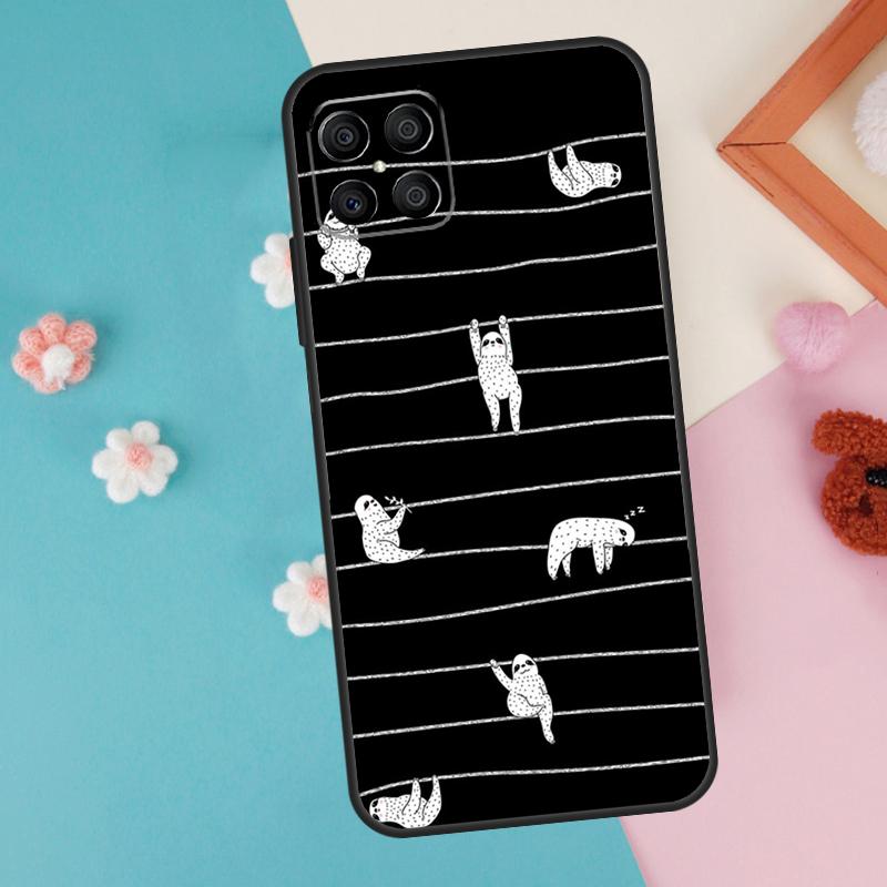 Sloth Cute Animal Case For Honor 200 Pro 50 70 90 X9a X8a X8 X9 X8b X9c X9b Honor Magic 7 5 6 Lite Pro Cover