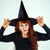 AT21-10-Pack Witch Hats Halloween Black Witch Hanging Hat Black Hat Witch Hat Halloween Christmas Party Costume Replacement