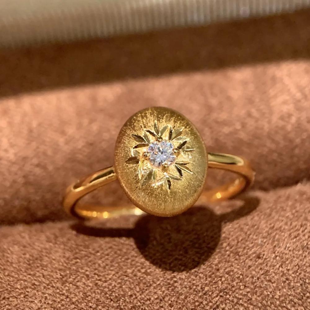 

Italian Bouché Vintage Ring for Women Brushed Snowflake Star Hexagram Light Luxury Retro Fashion Jewelry Accessory Adjustable opening
