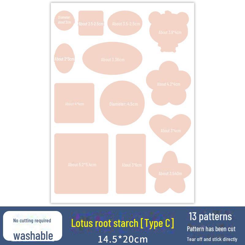 Selbstklebender nahtloser Reparaturflicken in 16 Farben für Kleidung und Jacken