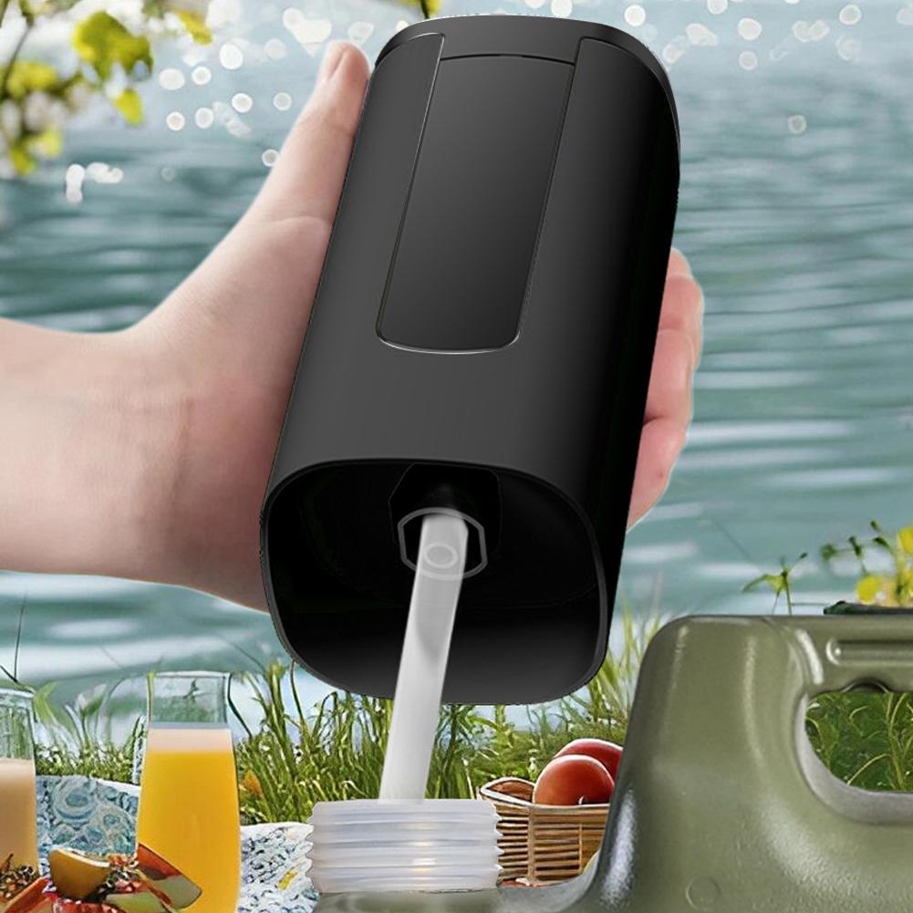 Vattenbehållare Pekkontroll Vattenflaska Pump Automatisk Vattenflaskedispenser för Campingutrustning Kök Kontor Picknick
