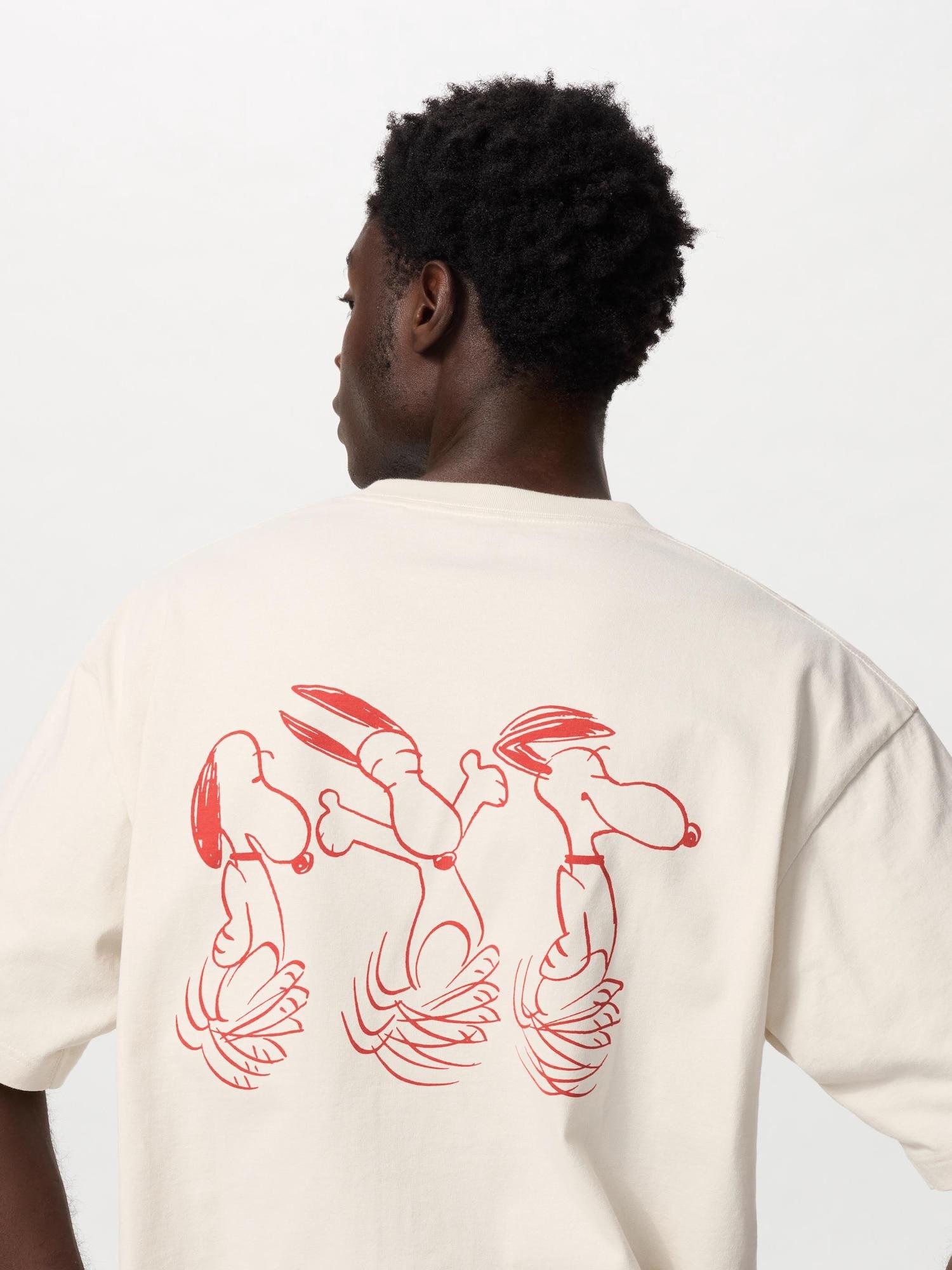 

Uniqlo Japan PeanUts Ut Oversized Fit 30 NATURAL/XS