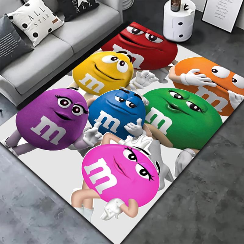 M&M's Carpet Rug for Living Room Bedroom Home Sofa Decoration,Kids Play Non-slip Floor Mat