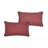 Coussin en gaze de coton 30 x 50 cm Pop colors terracotta