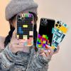 Vintage Game T-Tetris Fit For IPhone 16 15 Promax Phone Case IPhone 14 11 12 High End 13 Pro Silicone