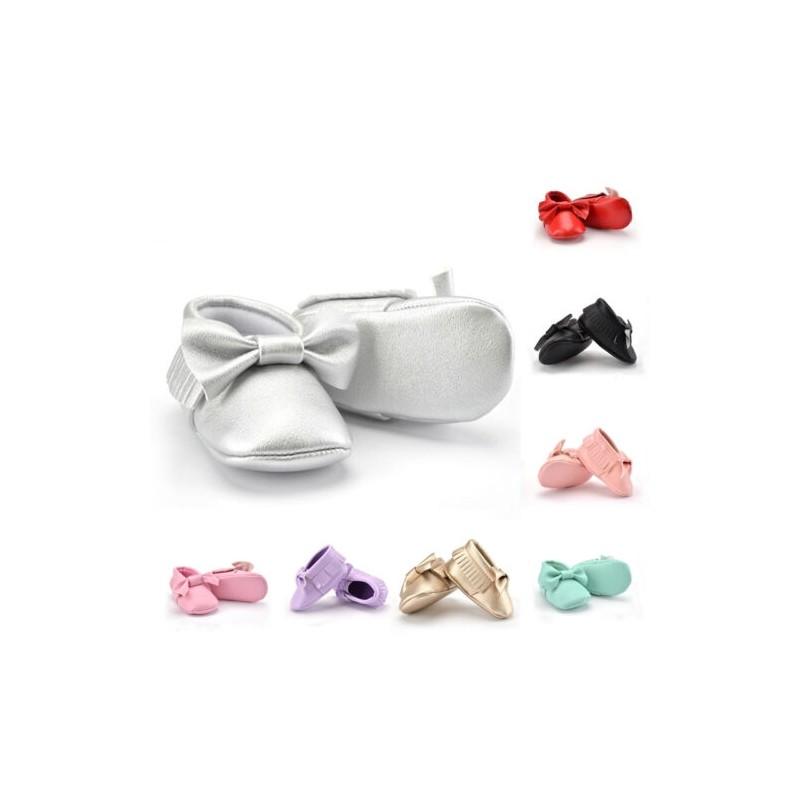 Hochwertige Baby-Leder-Krabbelschuhe mit weicher Sohle für Säuglingsjungen und -mädchen, stilvolle Quasten-Mokassins für Kleinkinder 0-18m
