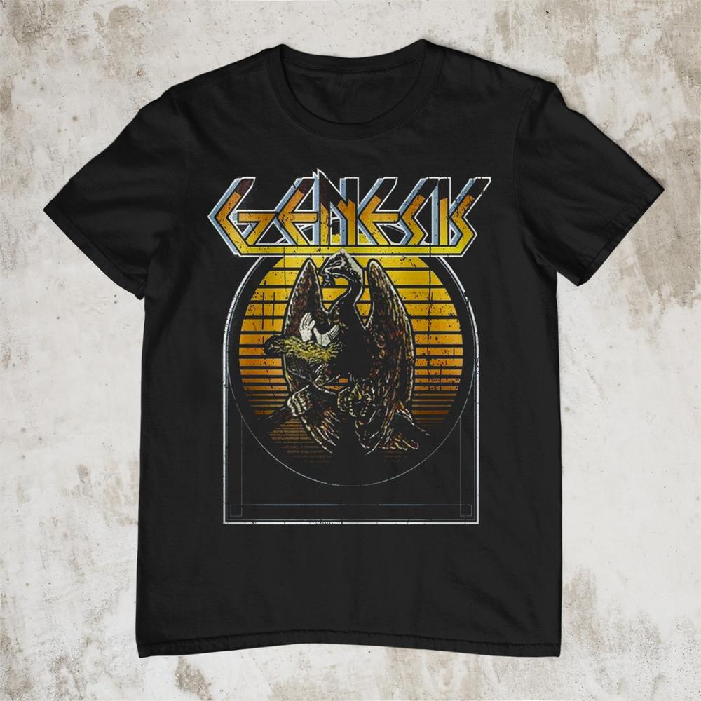 Genesis Band Bird Vintage Tour T Shirt Short Sleeve All Size S-34XL Unisex T-Shirt XXL