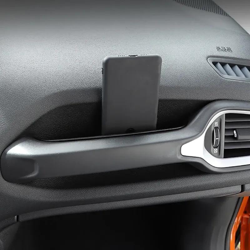 Car Co-pilot Passenger Tray Organizer Grab Handle Storage Box Pocket For Jeep Renegade 2015 2016 2017 2018