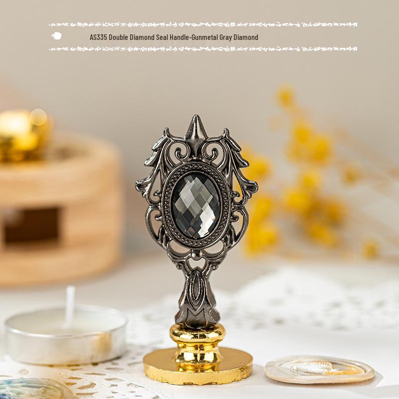 Retro Magic Academy Sealing Wax Stamp with Roman Column Handle