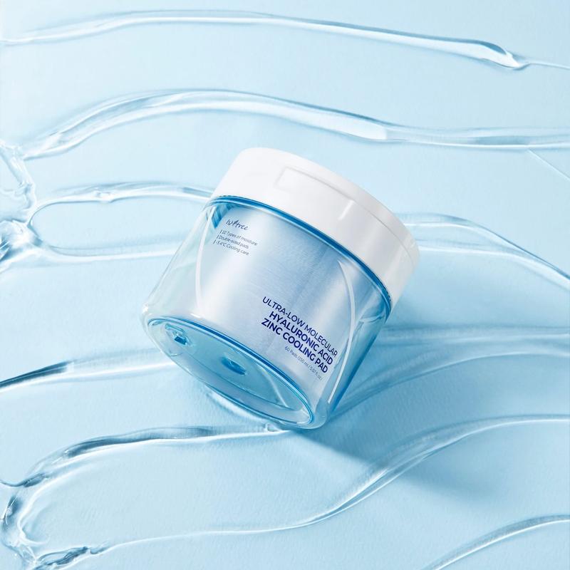 [ISNTREE] Ultra-Low Molecular Hyaluronic Acid Zinc Cooling Pad 150ml 60EA