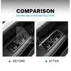 Real Soft Carbon Fiber Sticker For Porsche Cayenne 2003 2004 2005 2006 2007 2008 2009 2010 Window Lifting Button Frame Panel