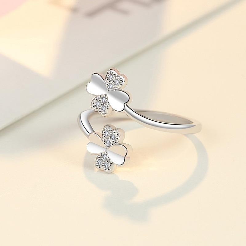 Lindon Klasyczny Stop Miedzi Cyrkon Pierścionek Damskie Biżuteria Ślubna Obietnica Party Prezent