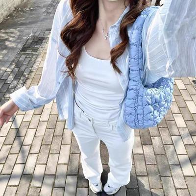 A Laid-back Long-sleeved Shirt for Women In Spring and Summer, with A Loose and High-end Look. This Little Elephant Embroidered Sun-protective Shirt