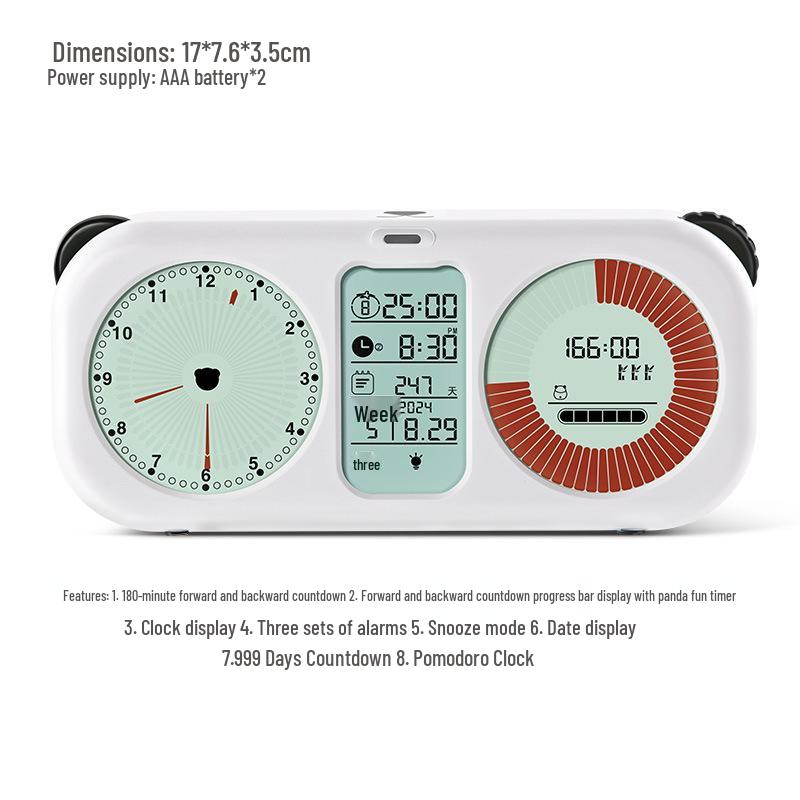 Children s Visual Timer & Alarm Clock - 999-Day Countdown & Self-Discipline Aid