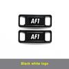 NEW 1 Pair Metal Shoelaces Buckle AF1 Shoe Decoration Suitable for All Shoes Sneakers Shoes Accessories Flat Shoelace Buckle
