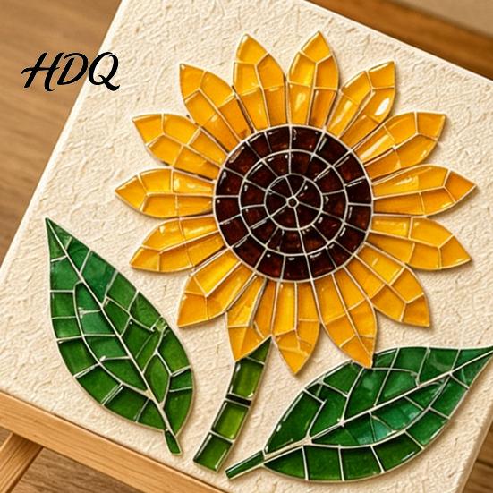 DIY Craft Kits for Adults Sea Glass Art Mosaic Kit Ocean Animal Themed Set Adult Crafting Gift Ideas Beginner Handmade Material Pack Coastal