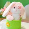 Internet celebrity peek-a-boo series doll hand magnet animal coax baby plush toy home ornament